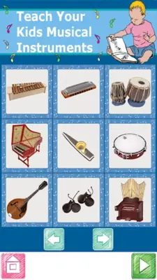 Teach Your Kids Musical Instruments android App screenshot 0